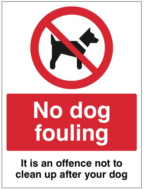 dog fouling signs to print.